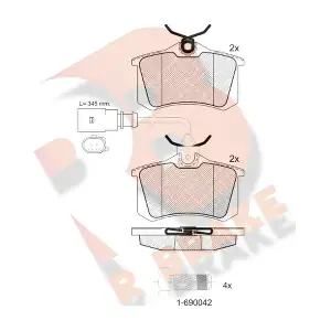 R BRAKE RB1387-203