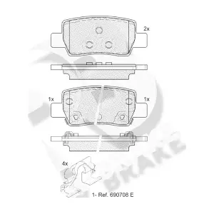 RB2505 R BRAKE