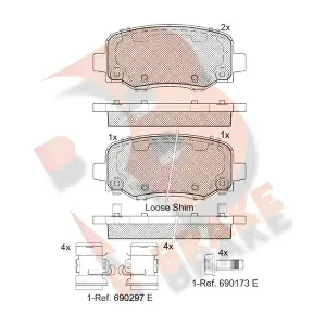 R BRAKE RB2176-203