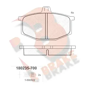 R BRAKE RB0235-700