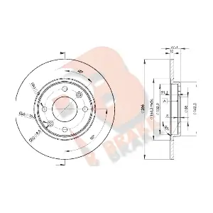R BRAKE 78RBD24688