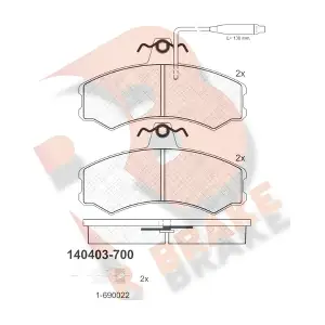 R BRAKE RB0403-700