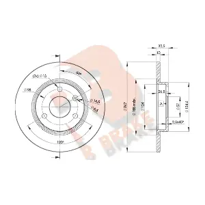 R BRAKE 78RBD27276