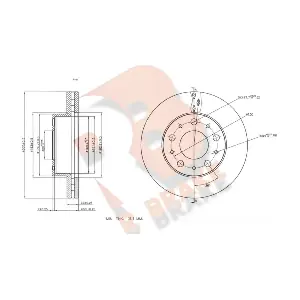 R BRAKE 78RBD24622