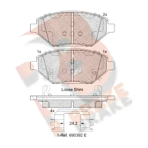 R BRAKE RB2261