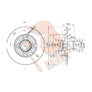 78RBD15006 R BRAKE
