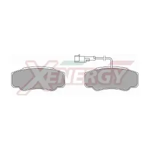 AP XENERGY X40853 Комплект гальмівних накладок дискового стоянкового гальма