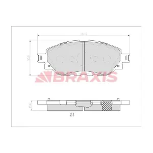 BRAXIS AA0722