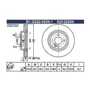 GALFER B1G22202041