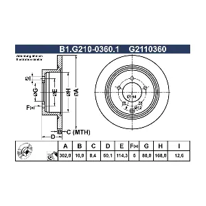 GALFER B1G210-03601