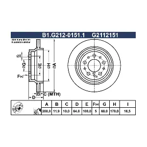 B1.G212-0151.1 GALFER