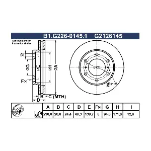 B1G22601451 GALFER