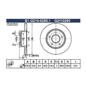 B1.G210-0285.1 GALFER