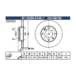 GALFER B1G208-01061