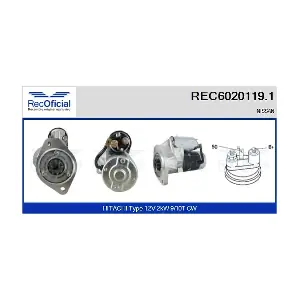 RECOFICIAL REC6020119.1 Стартер