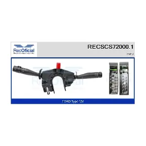 RECOFICIAL RECSCS72000.1 Перемикач на рульовій колонці