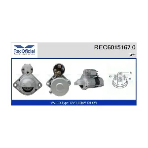 RECOFICIAL REC6015167.0 Стартер