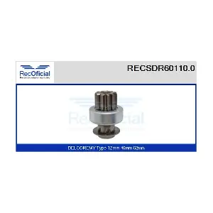 RECOFICIAL RECSDR60110.0