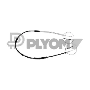 PLYOM P761010 Тросовий привод, стоянкове гальмо