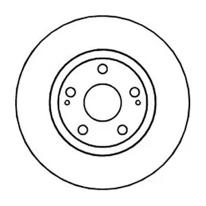 ABTEX BD1429V Тормозной диск