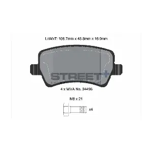 PAGID Racing T8076SP2001