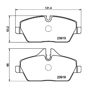 MINTEX Racing MDB2682FR