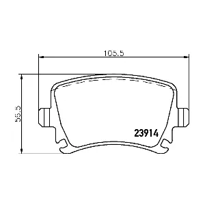MINTEX Racing MDB2580FR