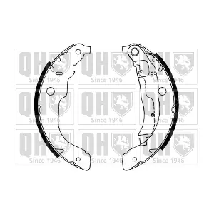 QUINTON HAZELL BS1187 Комплект гальмівних колодок