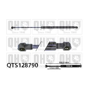 QUINTON HAZELL QTS128790 Газова пружина, багажник/кузов