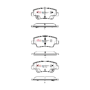 DBA Australia DB2648SSEV Комплект гальмівних накладок дискового стоянкового гальма