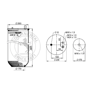 4912NP08 CONTITECH AIR SPRING