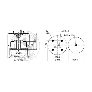 73450 CONTITECH AIR SPRING