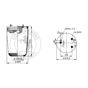 60281 CONTITECH AIR SPRING