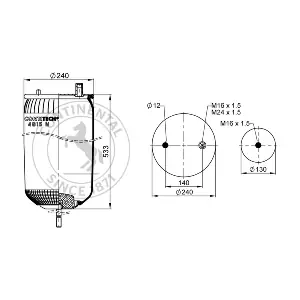 67721 CONTITECH AIR SPRING