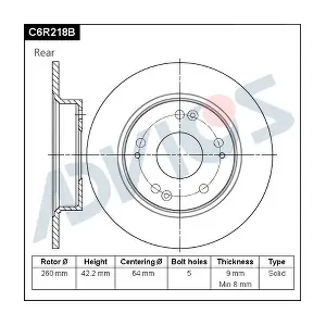 C6R218B ADVICS