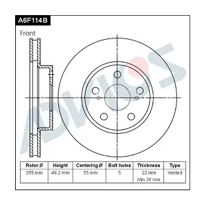 A6F114B ADVICS