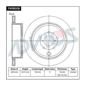 F6R800B ADVICS