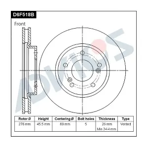 D6F518B ADVICS