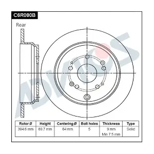 ADVICS C6R080B