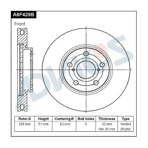ADVICS A6F429B