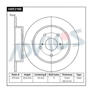 H6R219B ADVICS