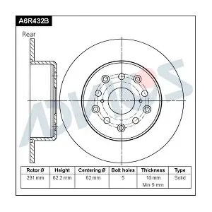 A6R432B ADVICS