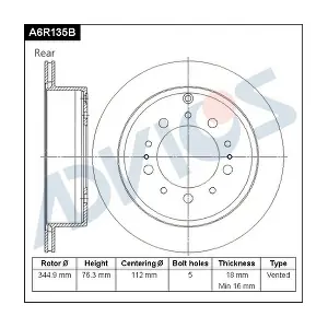 ADVICS A6R135B