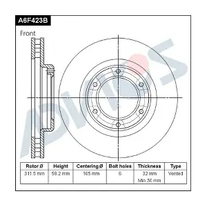 A6F423B ADVICS