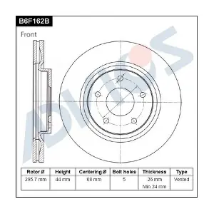 ADVICS B6F162B