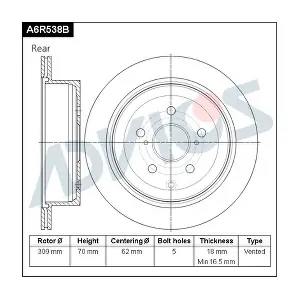 ADVICS A6R538B