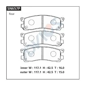 ADVICS SN657P