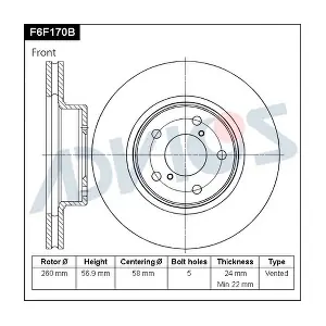 ADVICS F6F170B