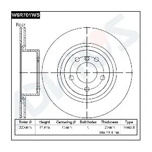 W6R701WS ADVICS