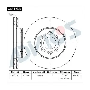 C6F123B ADVICS